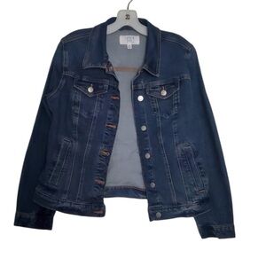 Time and Tru Dark Blue Denim Jacket